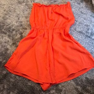 Orange Romper